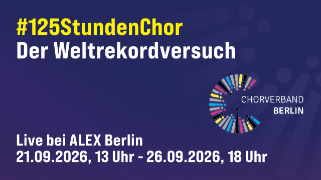 125 Stunden Chor Weltrekordversuch